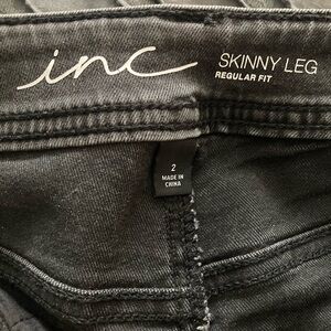Skinny two tone jeans
